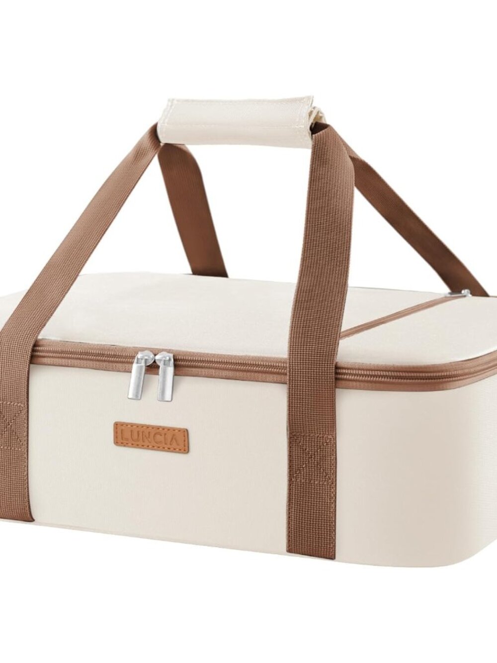 Insulated Single Decker Casserole Carrier, Lasagna Lugger Tote Keeps Food Hot or